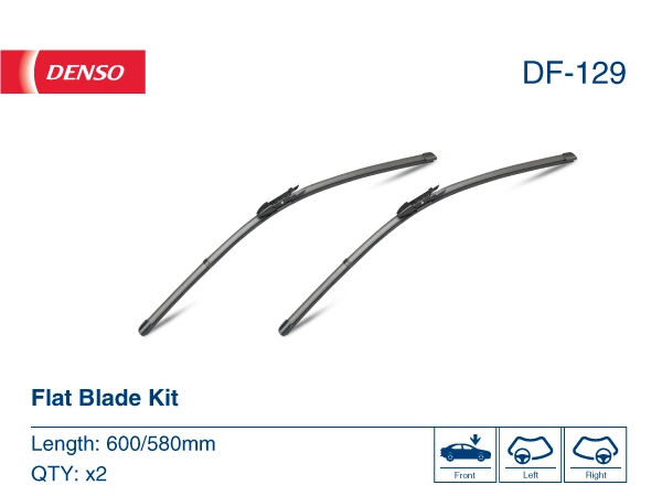 Щітка-двірник лобового скла, комплект з 2-х шт. Denso DF129 ціна, від 29.74 USD