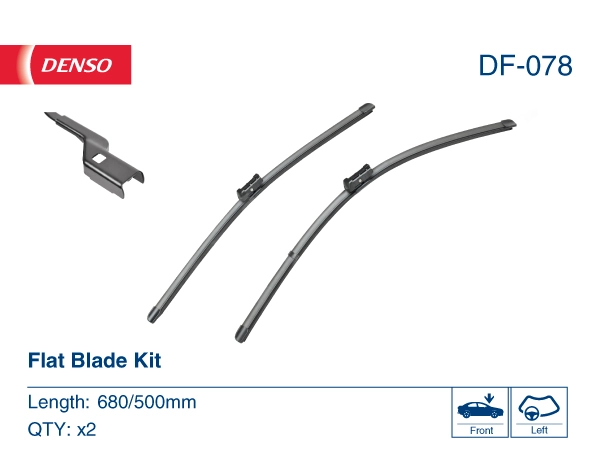 Щітка-двірник лобового скла, комплект з 2-х шт. Denso DF078 ціна, від 35.59 USD