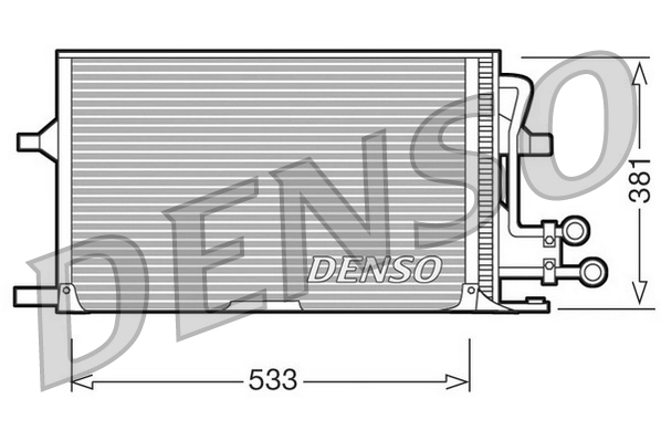 Купити Радіатор кондиціонера Ford Mondeo I GBP