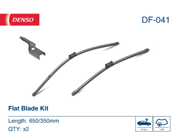 Щітка-двірник лобового скла, комплект з 2-х шт. Denso DF041 ціна, від 27.79 USD