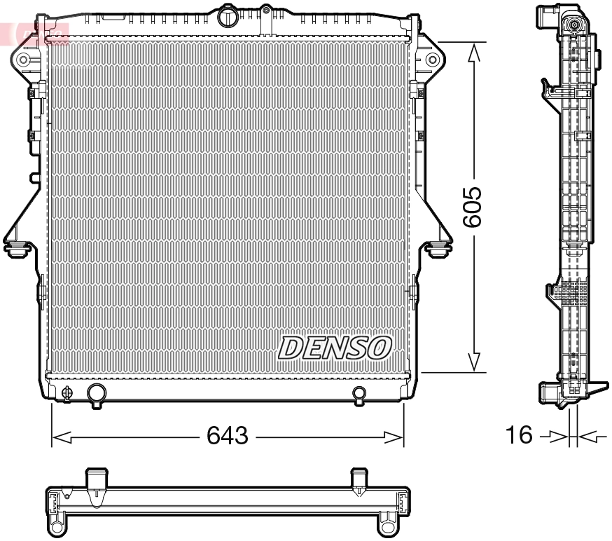 Радіатор основний Ford 2102128 ціна, від 194.79 USD