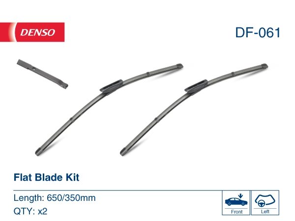 Щітка-двірник лобового скла, комплект з 2-х шт. Denso DF061 ціна, від 28.94 USD