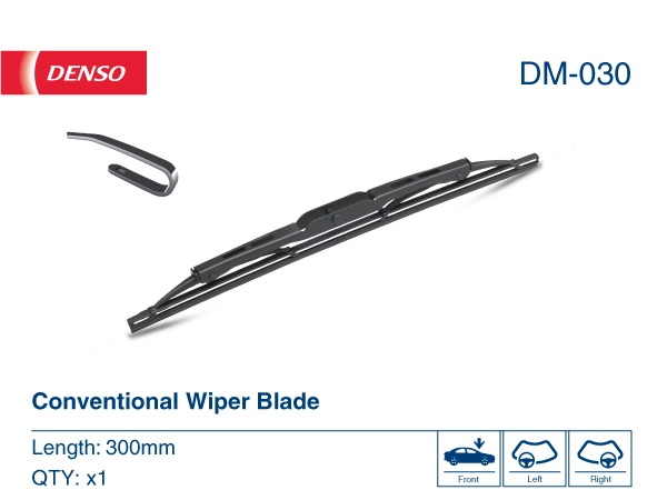 Щітка склоочисника заднього скла Denso DM030 ціна, від 5.54 USD
