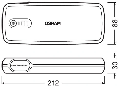 Батарея акумуляторна Osram OBSL400 ціна, від 200.05 USD