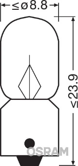3796 Osram Лампа автомобільна