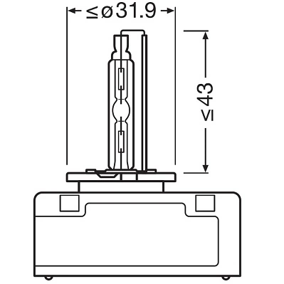 66540 Osram Лампочка ксеноновая