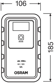 OEBCS906 Osram Зарядний пристрій для АКБ