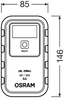 Зарядний пристрій для АКБ Osram OEBCS904 ціна, від 44.40 USD