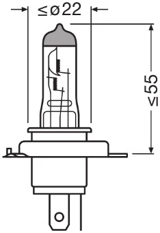 Купити 6419301B Osram Лампочка галогенна
