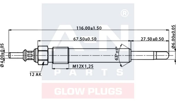 A0001592101 Mercedes Свічки розжарювання