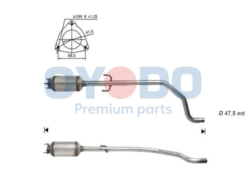 Фільтр DPF Peugeot/Citroen 93197534