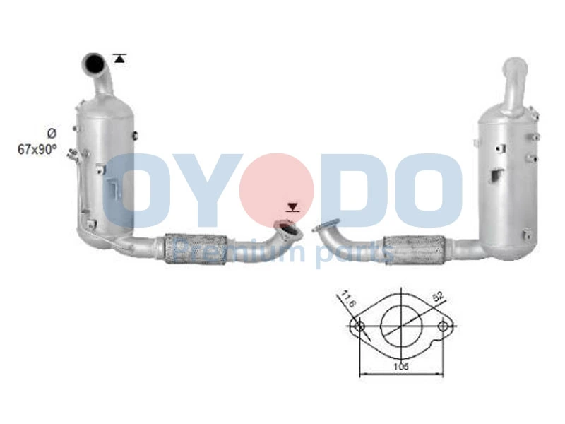 Фільтр DPF Maxgear 276155
