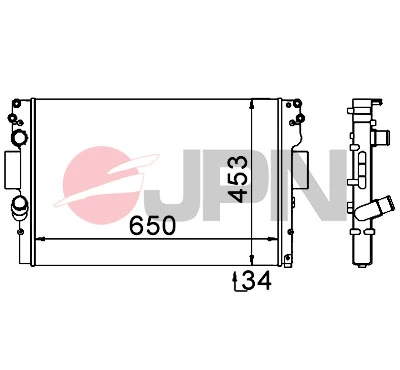 Радіатор охолодження Polcar 308008A1
