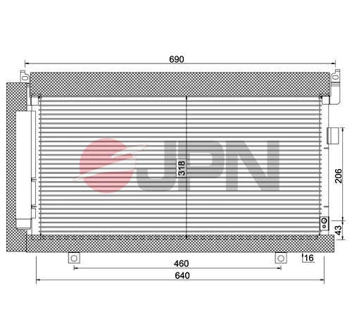 Конденсатор кондиціонера Glyser 355104 ціна, від 67.15 USD