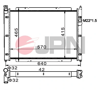 Купити Радіатор Volkswagen Transporter T3 25, 253, 255