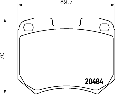 Купити 431698151A VAG Колодки гальмівні передні, дискові