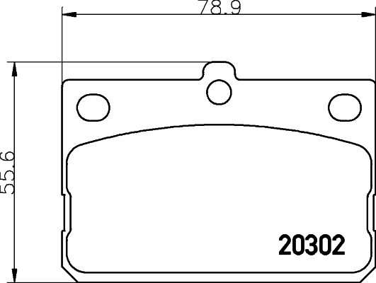 Гальмівні колодки Toyota 446512320 ціна, від 9.51 USD
