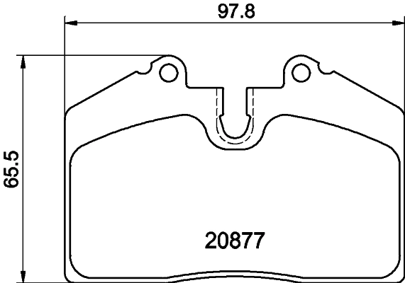 Купити 70000850 Ferrari Задні колодки