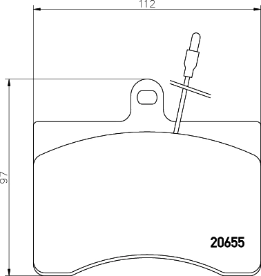 425161 Peugeot/Citroen Передні гальмівні колодки