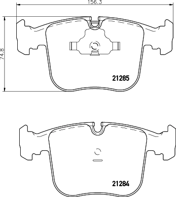 Тормозні колодки BMW 34111160712