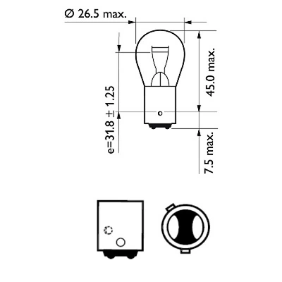 Лампи Philips 12495CP ціна, від 3.46 USD