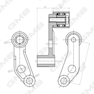 Купити GT30550 GMB Ролик паразитний ГРМ