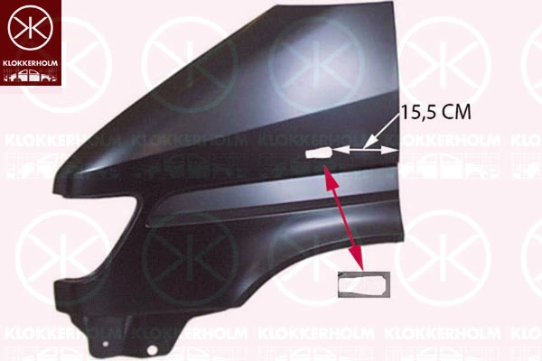 506202Q Polcar Крило переднє праве