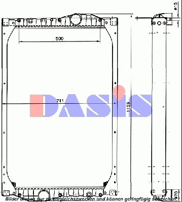 Радіатор 8351202350 Mercedes