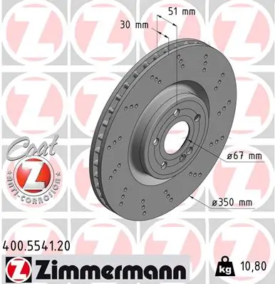 Гальмівні диски передні BS0986479F10 Polcar