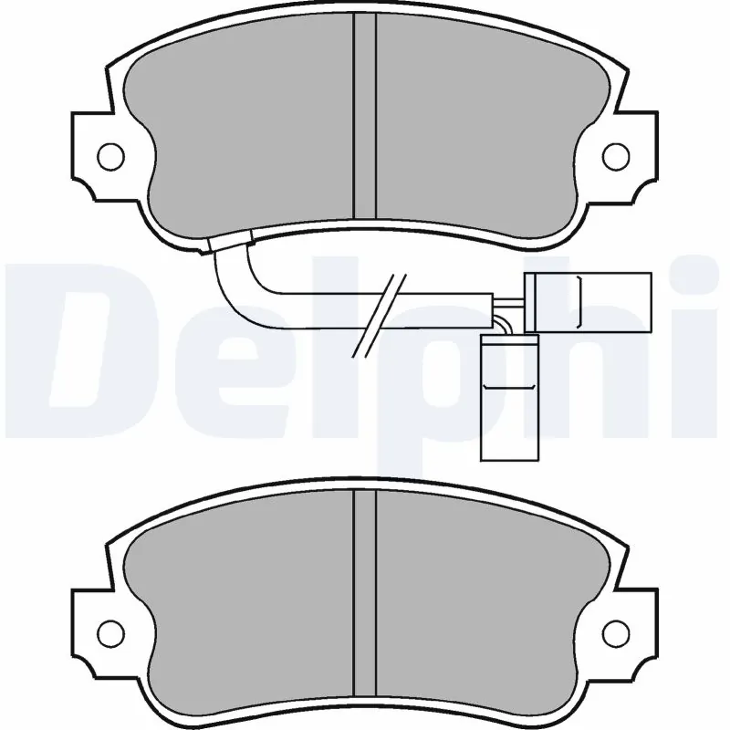 Купити 60750464 Fiat/Alfa/Lancia Колодки гальмівні передні, дискові