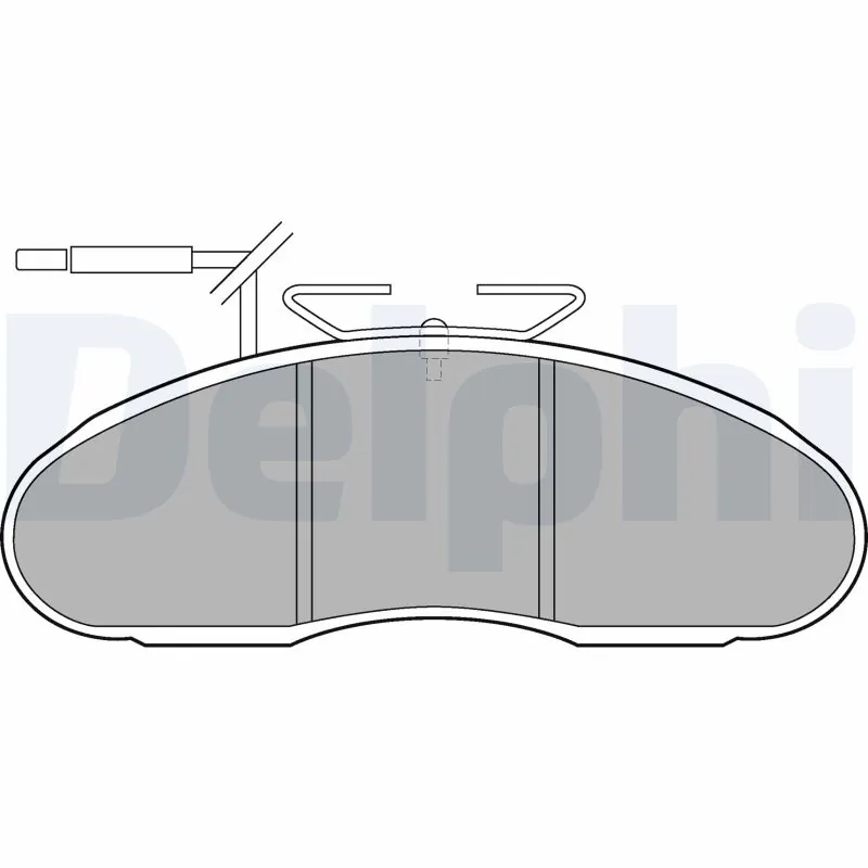 Передні тормозні колодки 069030810 Ford