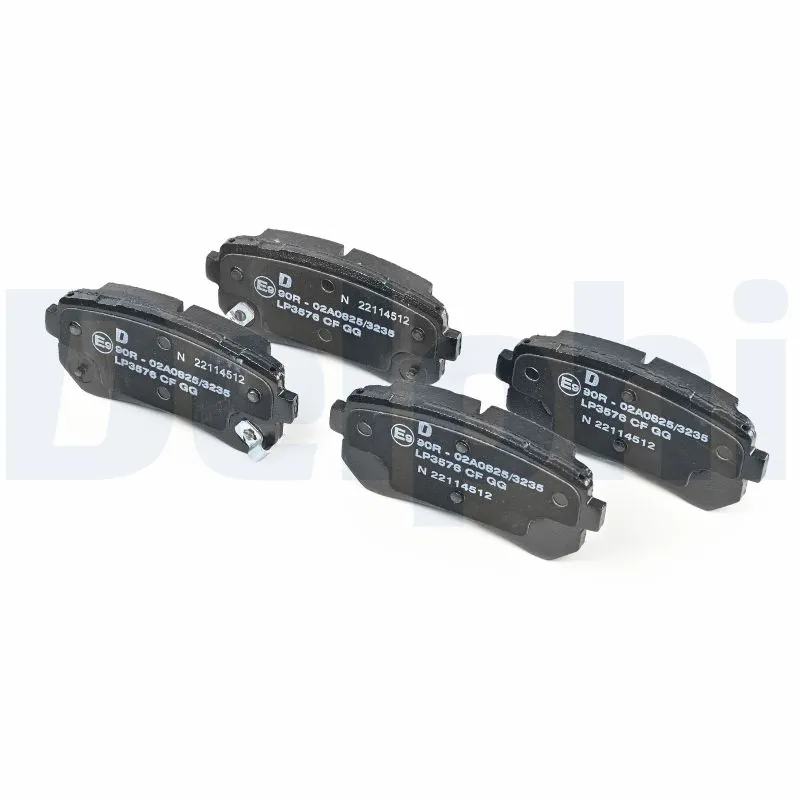 Задні гальмівні колодки Delphi LP3576 ціна, від 28.34 USD