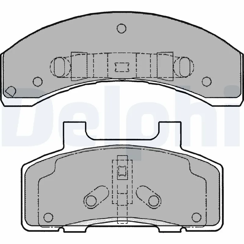 Передні тормозні колодки 18028791 General Motors
