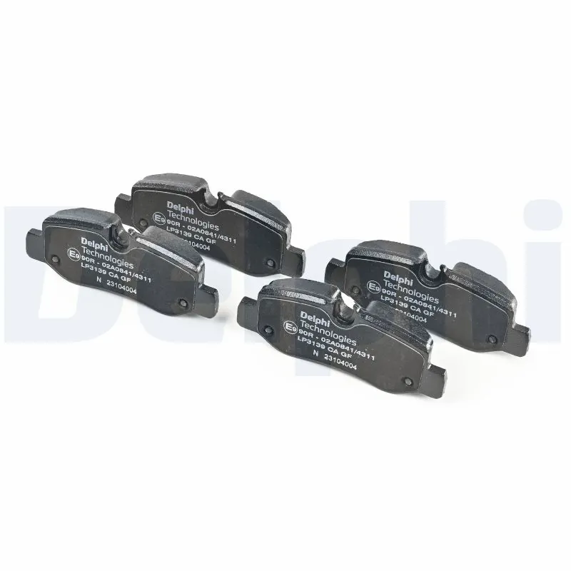 Задні гальмівні колодки Delphi LP3139 ціна, від 30.63 USD