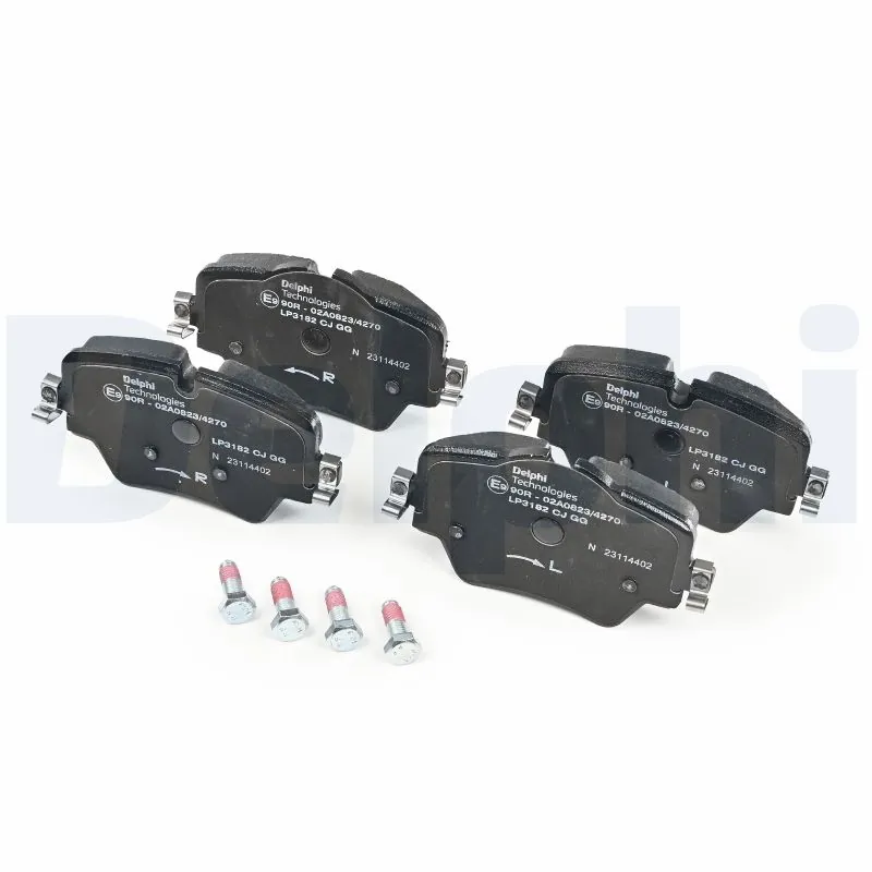 Гальмівні колодки Delphi LP3182 ціна, від 54.53 USD