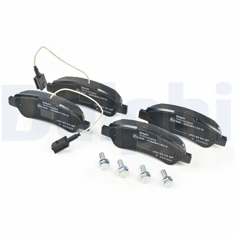 Задні гальмівні колодки Delphi LP3153 ціна, від 36.82 USD