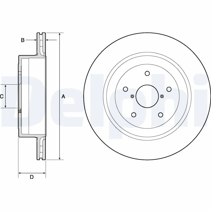 Купити 26700FE050 Subaru Диск заднього гальма