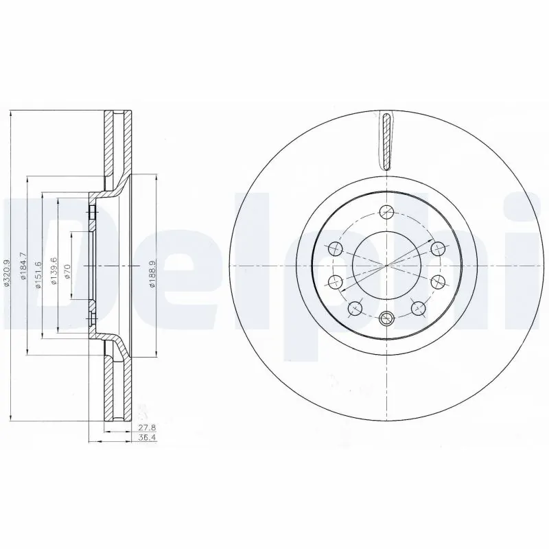 Гальмівні диски передні 93185817 Opel