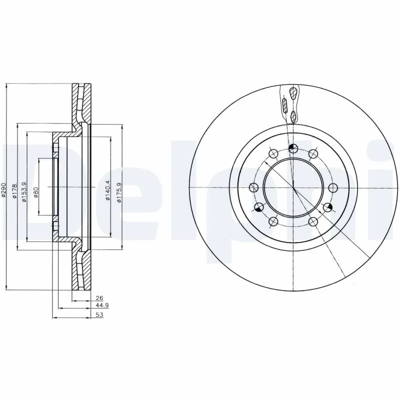 9772310 Brembo Гальмо дискове переднє