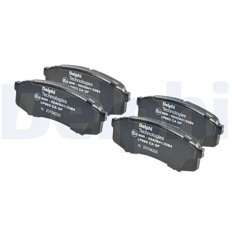 Задні гальмівні колодки Delphi LP963 ціна, від 20.22 USD