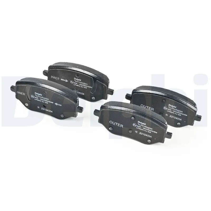 Гальмівні колодки Delphi LP3644 ціна, від 35.04 USD