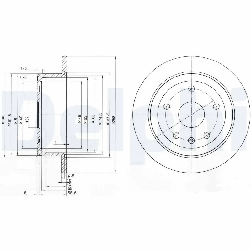 Гальмівні диски 25504 Maxgear