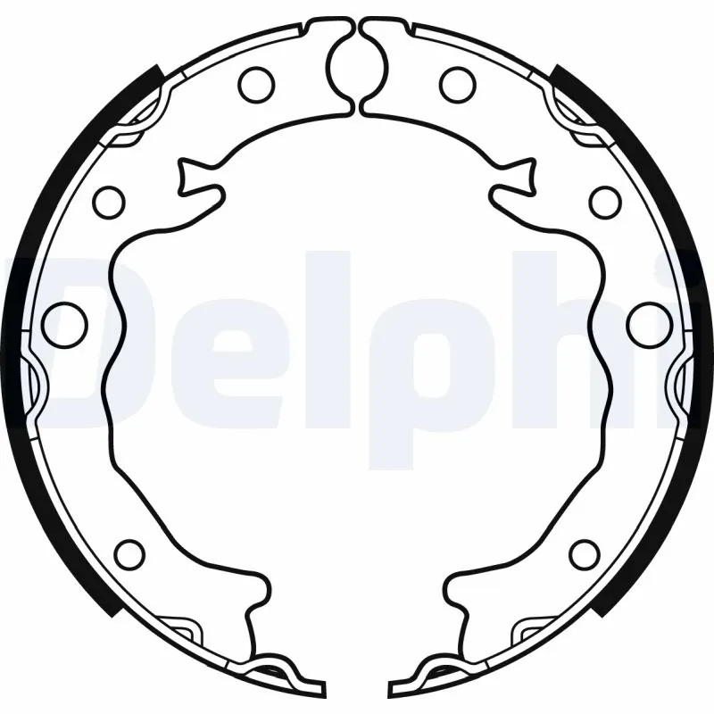 986487933 Bosch Гальмівні колодки ручника