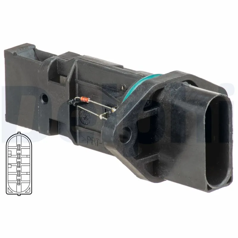 Датчик масової витрати повітря Polcar E020013 ціна, від 59.99 USD