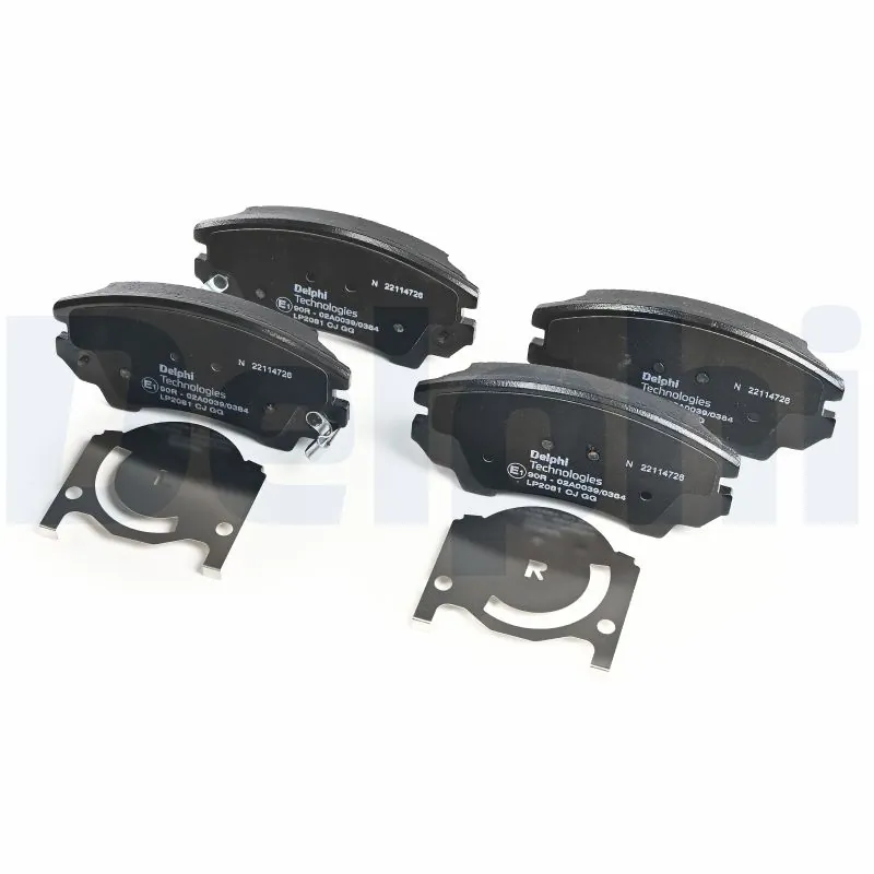 Гальмівні колодки Delphi LP2081 ціна, від 30.41 USD