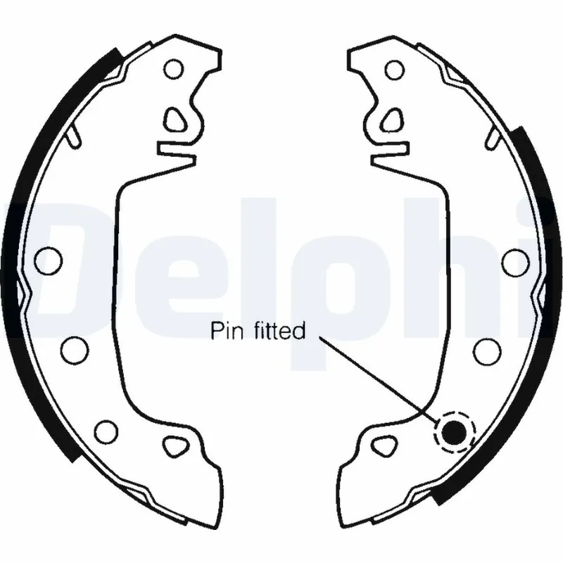 Колодки гальмові задні, барабанні Fiat/Alfa/Lancia 5881059 ціна, від 19.16 USD