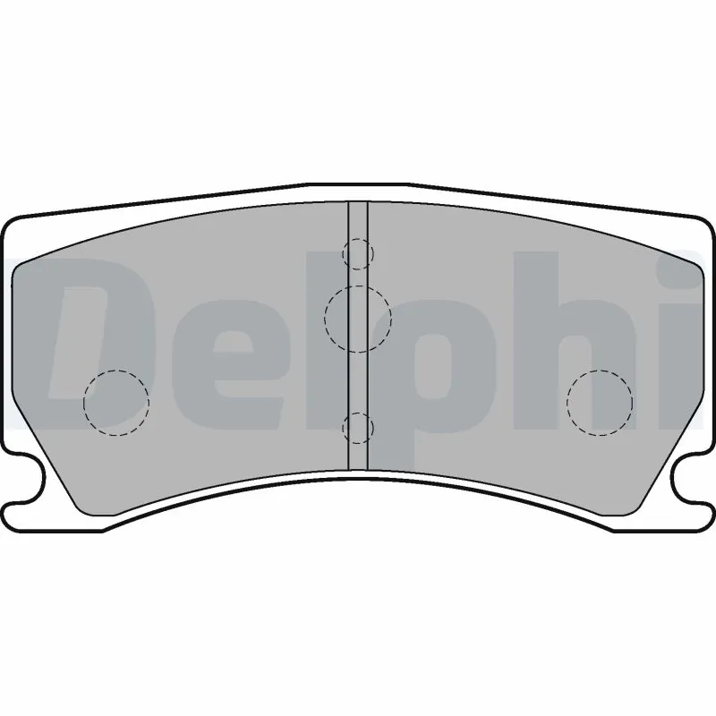 Задні гальмівні колодки 1675992680 Peugeot/Citroen