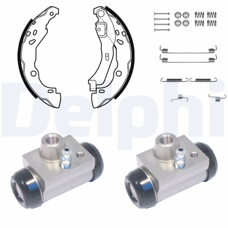 Колодки гальмові задні, барабанні 204114685 Bosch