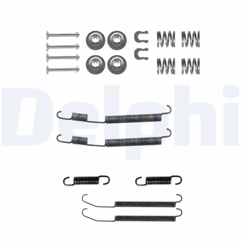 MB007600 Mitsubishi Монтажний комплект задніх барабанних колодок