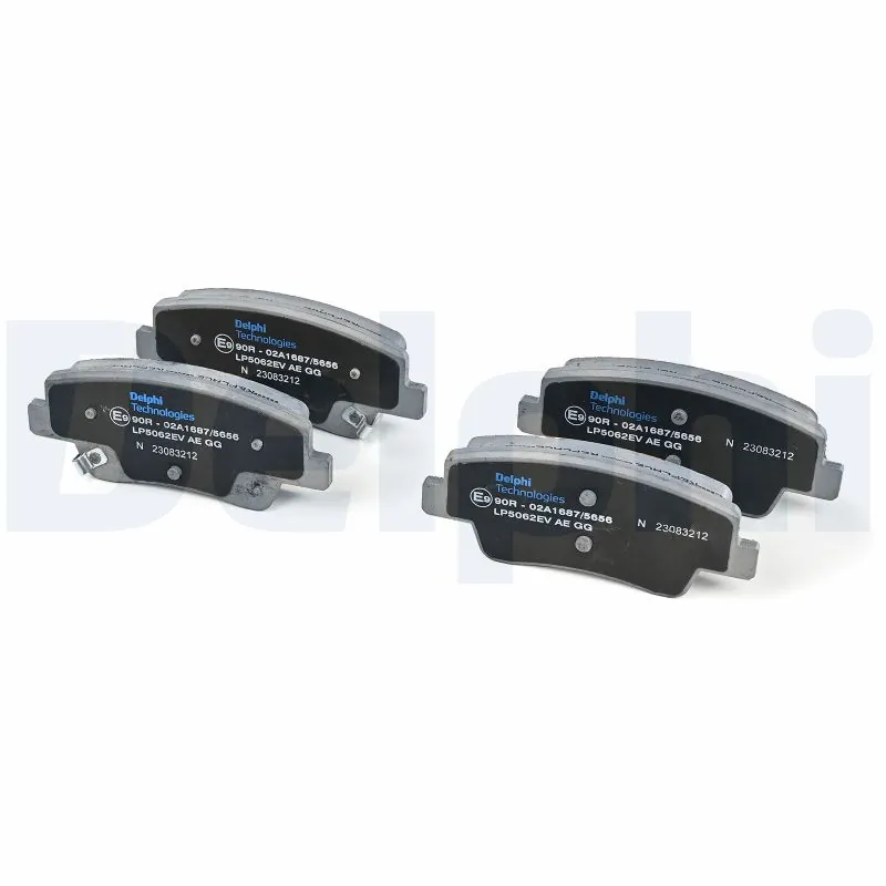 Задні гальмівні колодки Delphi LP5062EV ціна, від 56.28 USD